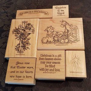 Christmas Easter 1998 Stampin Up Mix Crafts Stamps